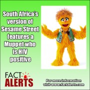 Sesame Street has a Muppet with HIV